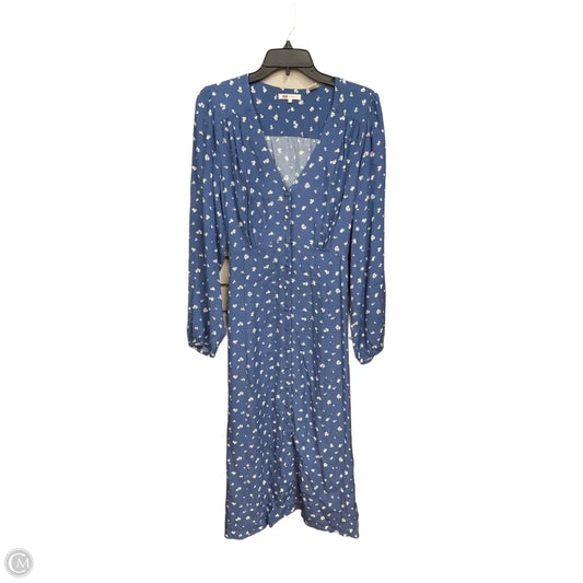 Dress Casual Midi By Levis In Floral Print, Size: Xl