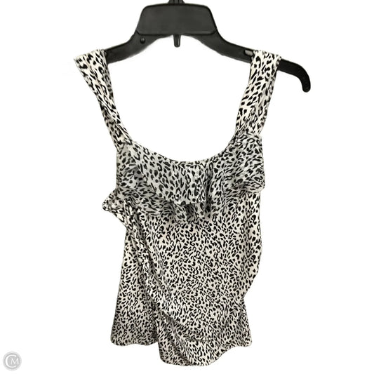 Top Sleeveless By White House Black Market In Animal Print, Size: Xs