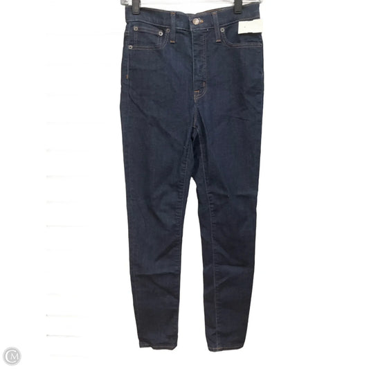 Jeans Skinny By J. Crew In Blue Denim, Size: 4