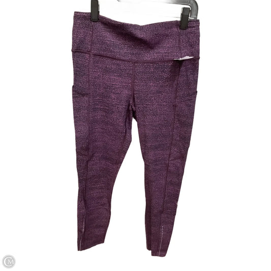 Athletic Leggings By Lululemon In Purple, Size: M