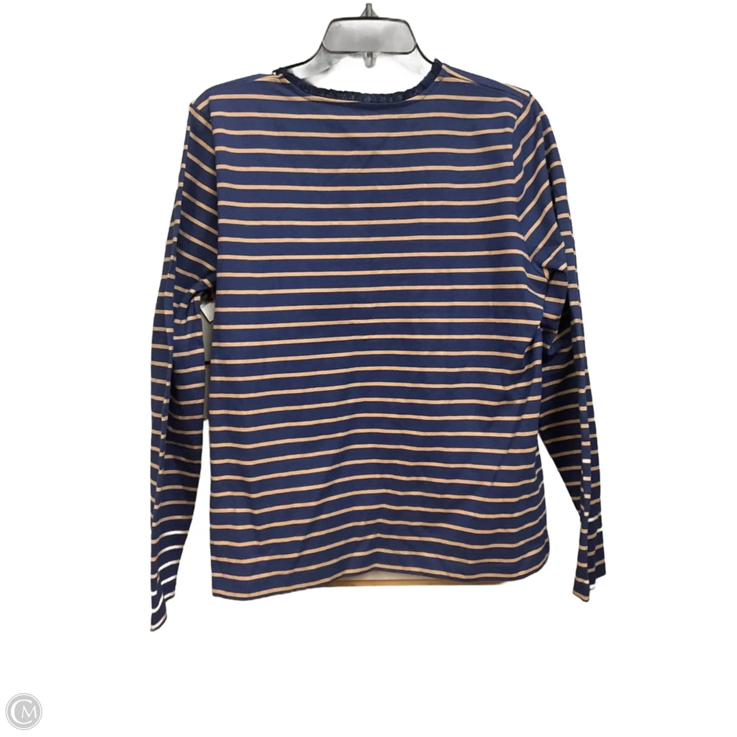 Top Long Sleeve By J. Crew In Striped Pattern, Size: L