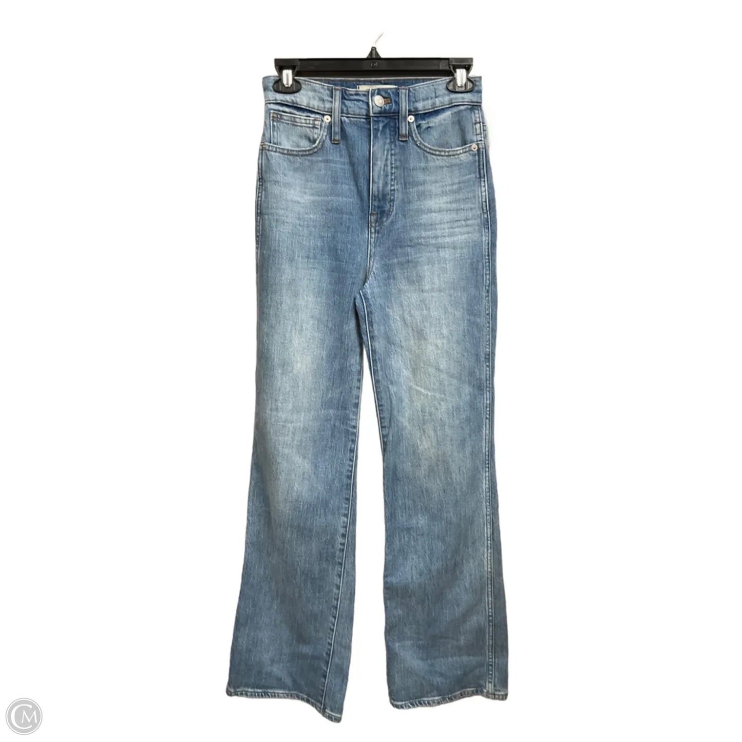 Jeans Flared By Madewell In Blue Denim, Size: 0