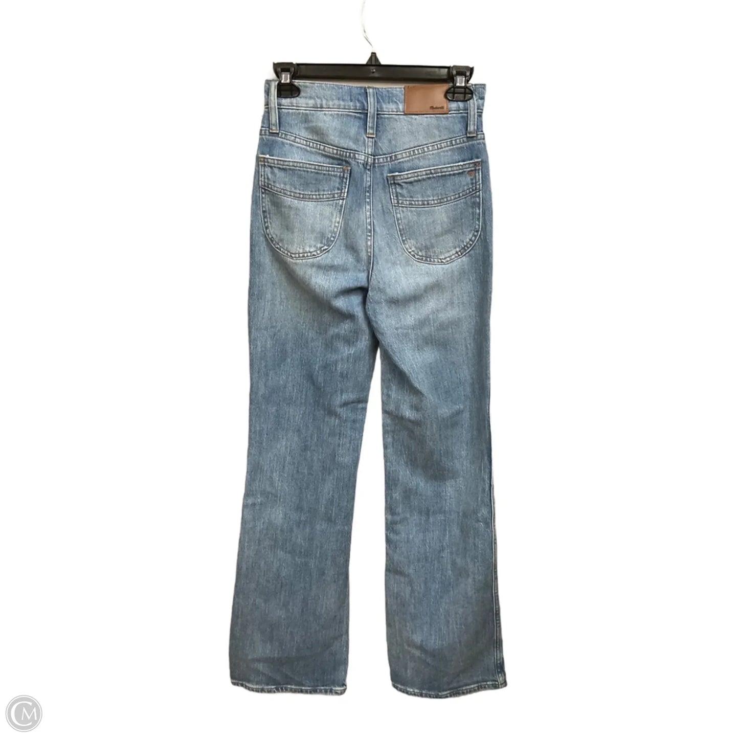 Jeans Flared By Madewell In Blue Denim, Size: 0