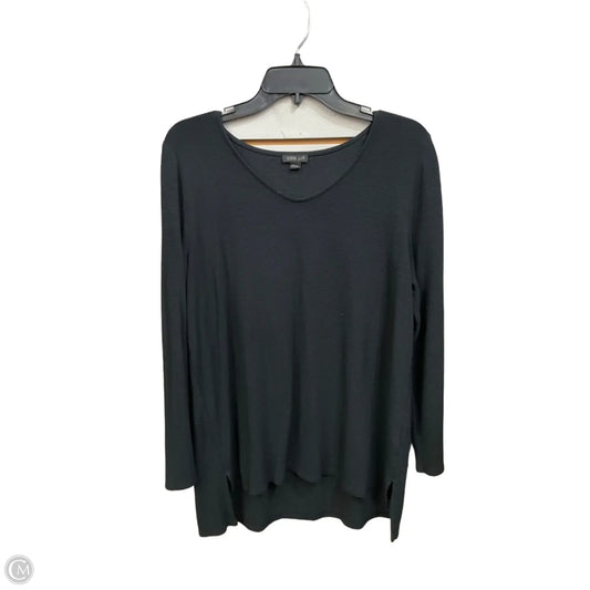 Top Long Sleeve Basic By J. Jill In Black, Size: L