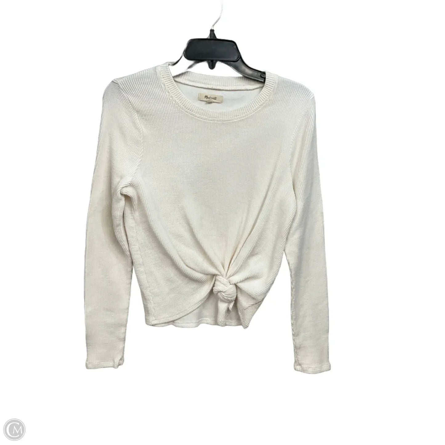 Top Long Sleeve By Madewell In Cream, Size: M