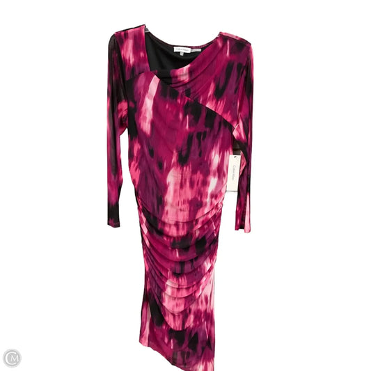 Dress Casual Maxi By Calvin Klein In Pink, Size: L
