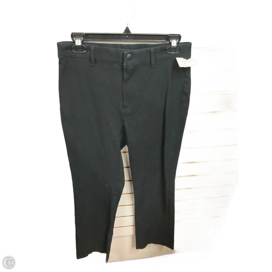Jeans Straight By Gap In Black Denim, Size: 8