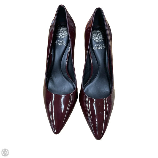 Shoes Heels Block By Vince Camuto In Maroon, Size: 8