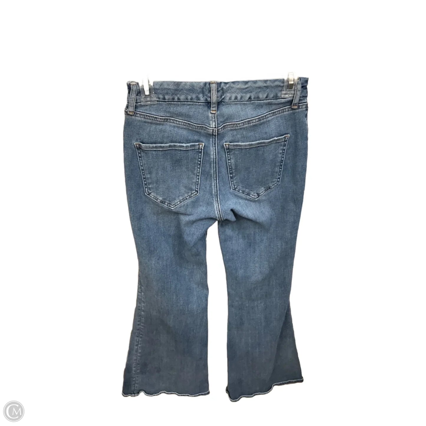 Jeans Flared By Express In Blue Denim, Size: S