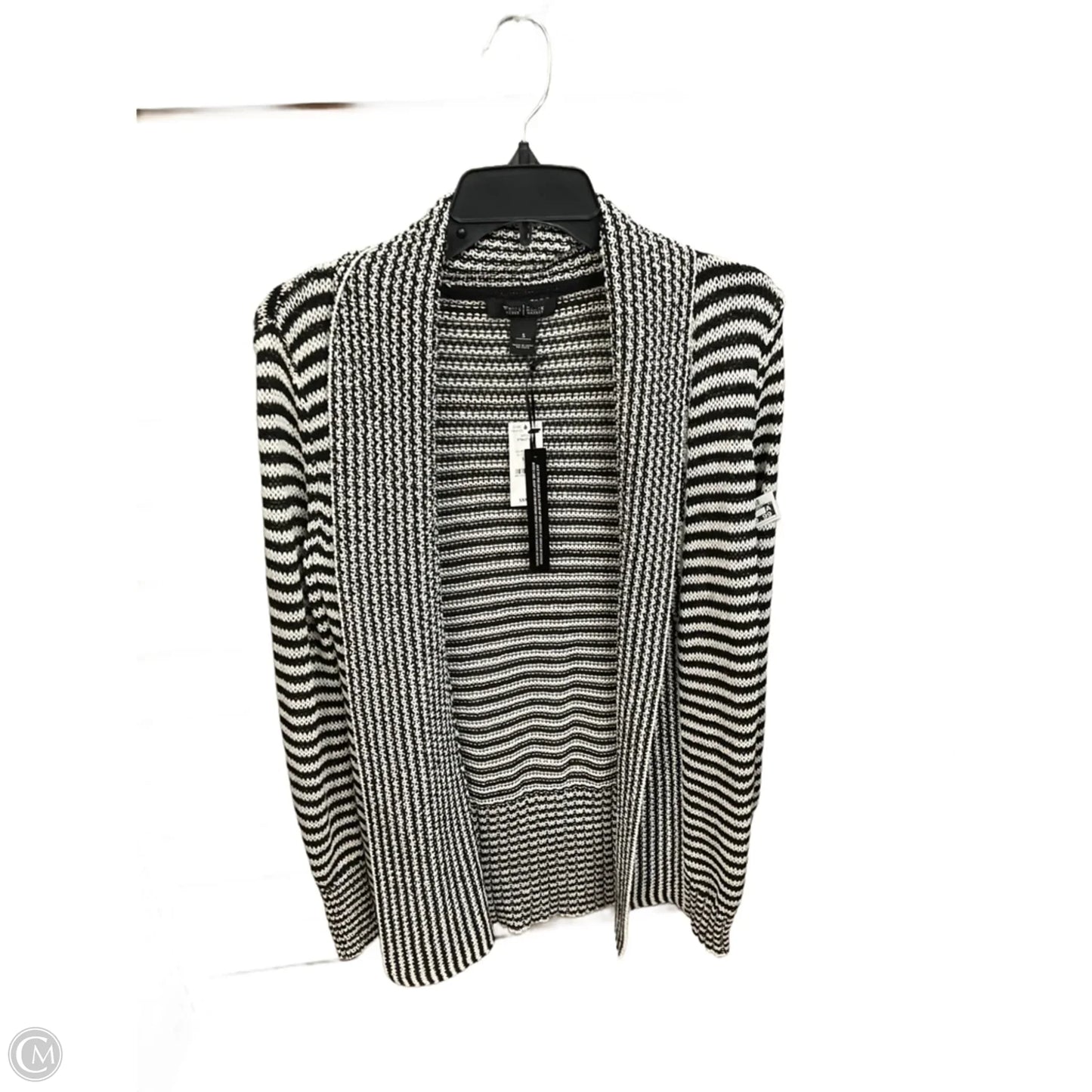 Cardigan By White House Black Market In Striped Pattern, Size: S
