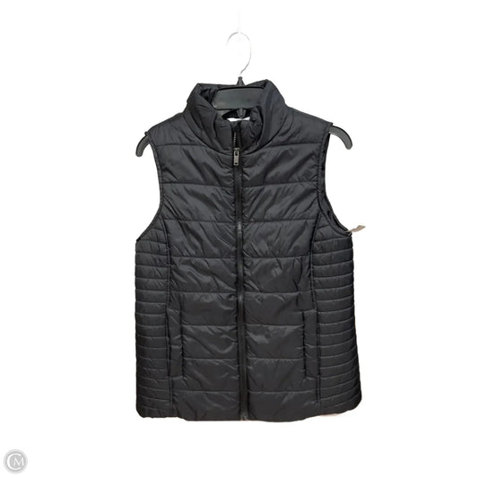 Vest Puffer & Quilted By Time And Tru In Black, Size: S