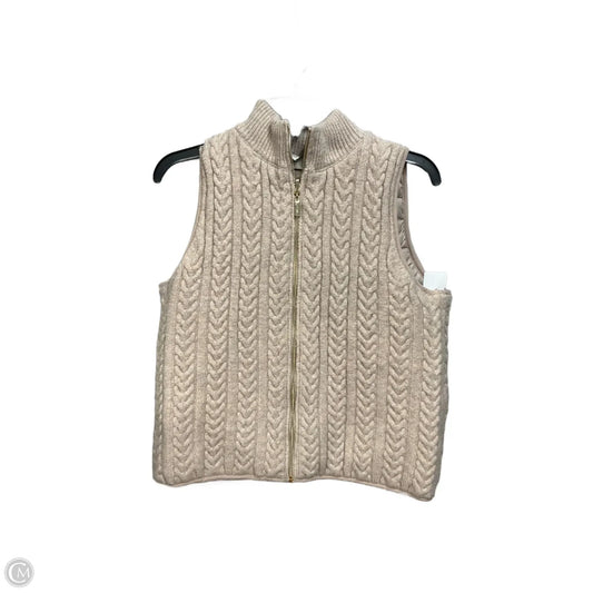 Vest Sweater By Joie In Tan, Size: S