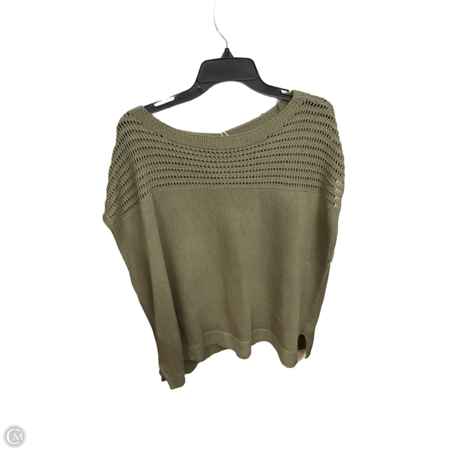 Top Short Sleeve By Max Studio In Green, Size: 1x