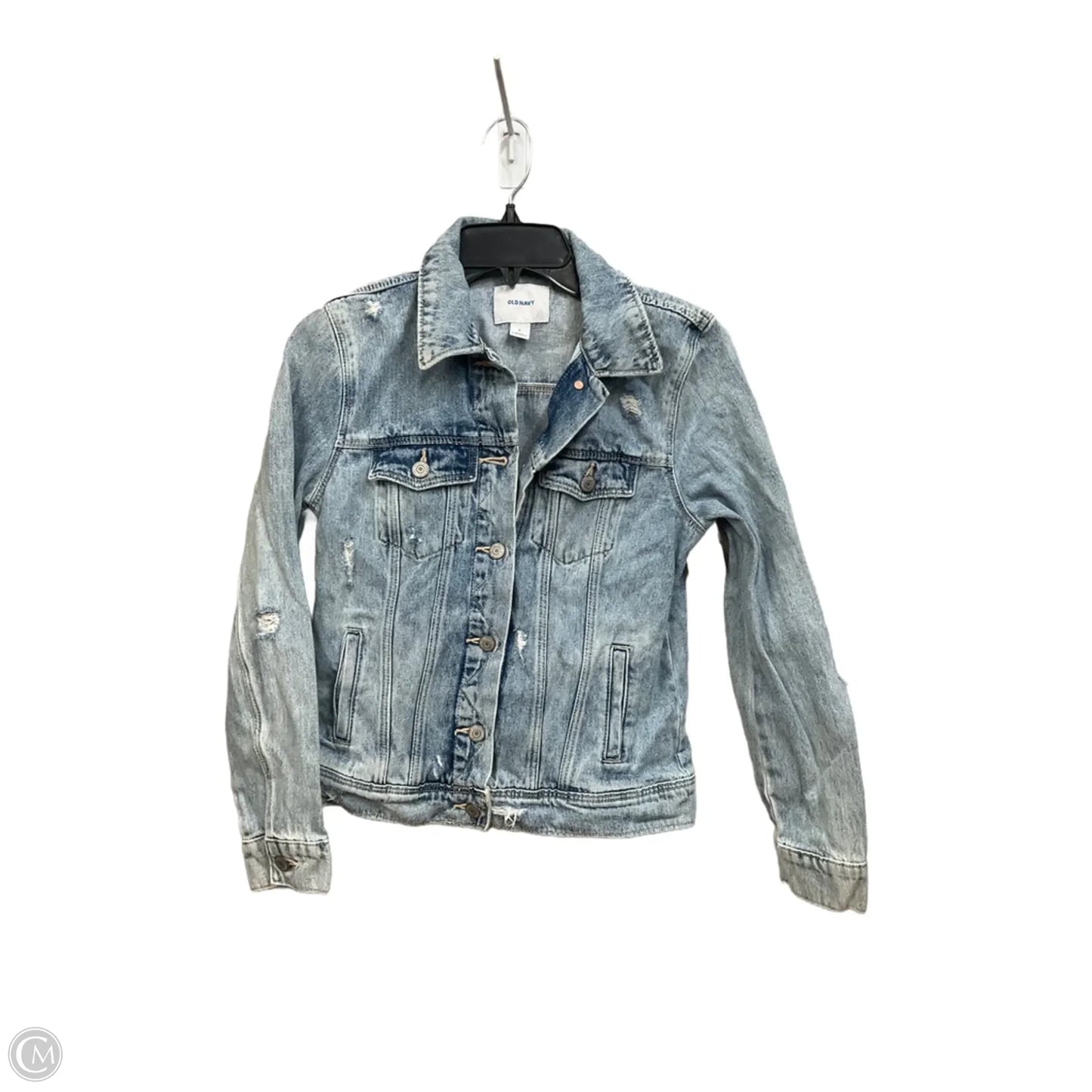 Jacket Denim By Old Navy In Blue Denim, Size: S