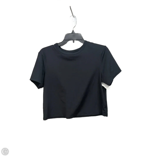 Athletic Top Short Sleeve By All In Motion In Black, Size: Xs