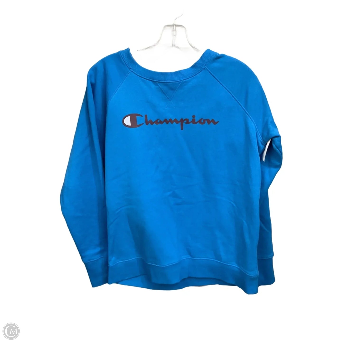 Sweatshirt Crewneck By Champion In Blue, Size: M