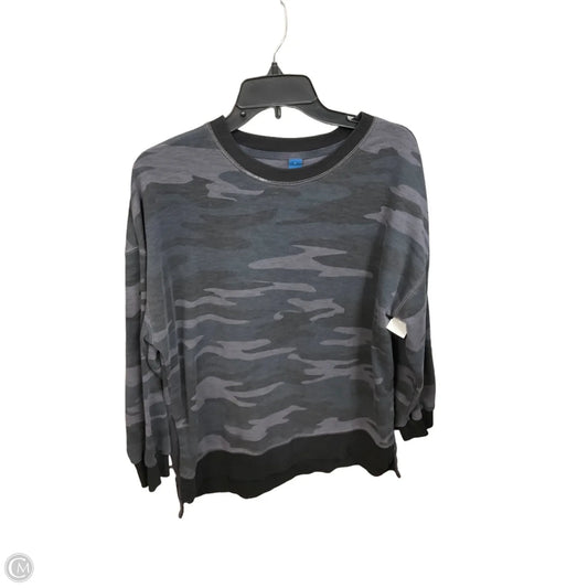 Sweatshirt Crewneck By Old Navy In Camouflage Print, Size: M