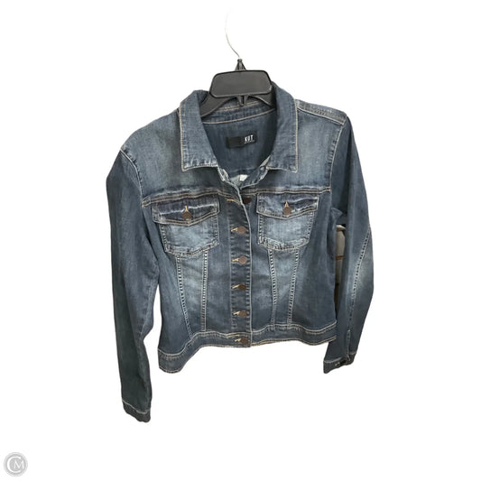 Jacket Denim By Kut In Blue Denim, Size: L