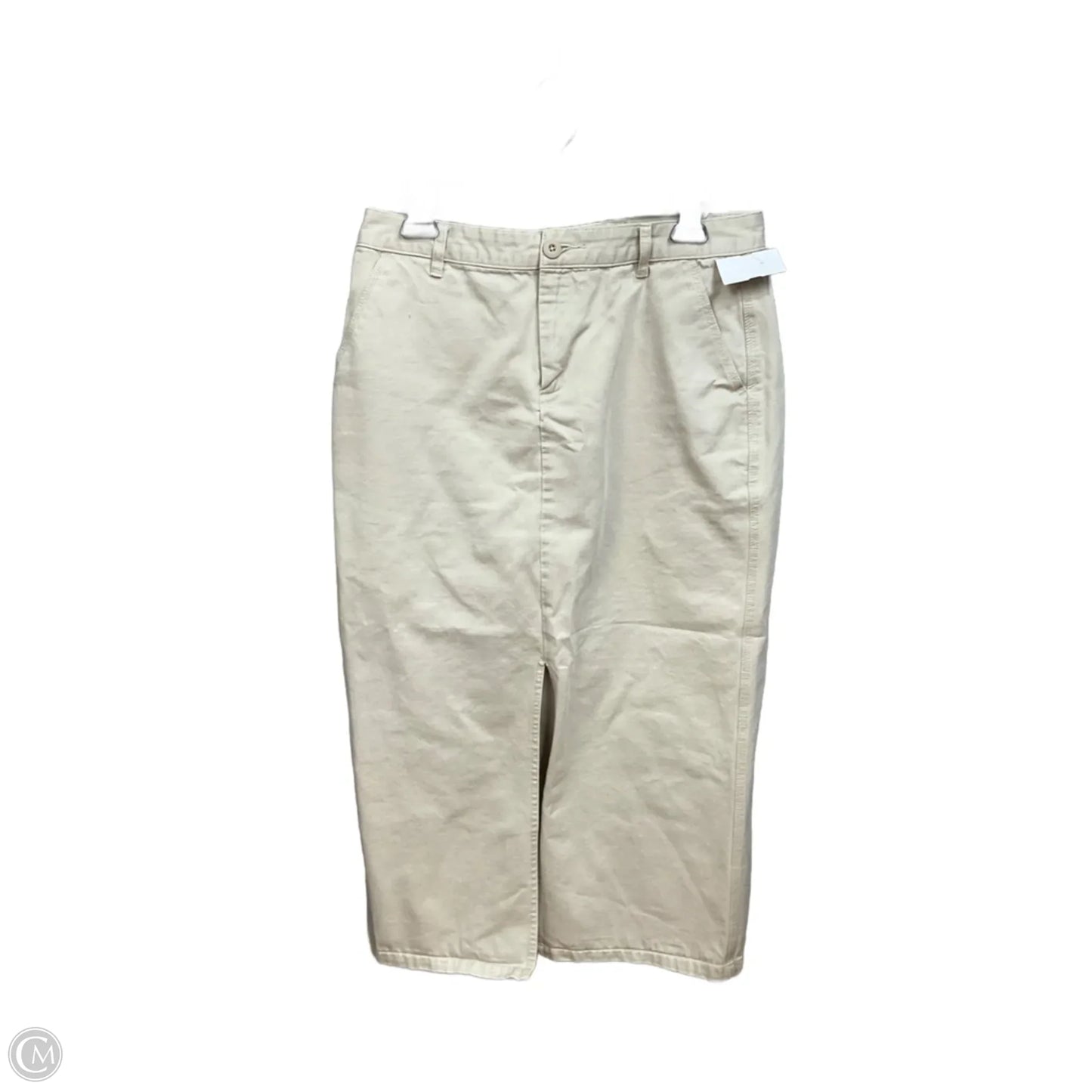 Skirt Midi By Gap In Tan, Size: 8