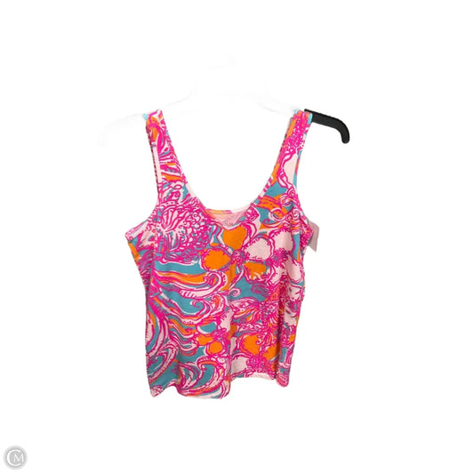 Top Sleeveless Designer By Lilly Pulitzer In Multi-colored, Size: L
