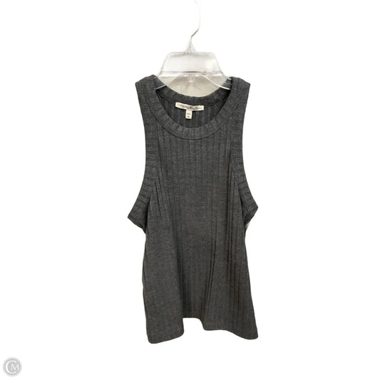 Top Sleeveless By Express In Grey, Size: L