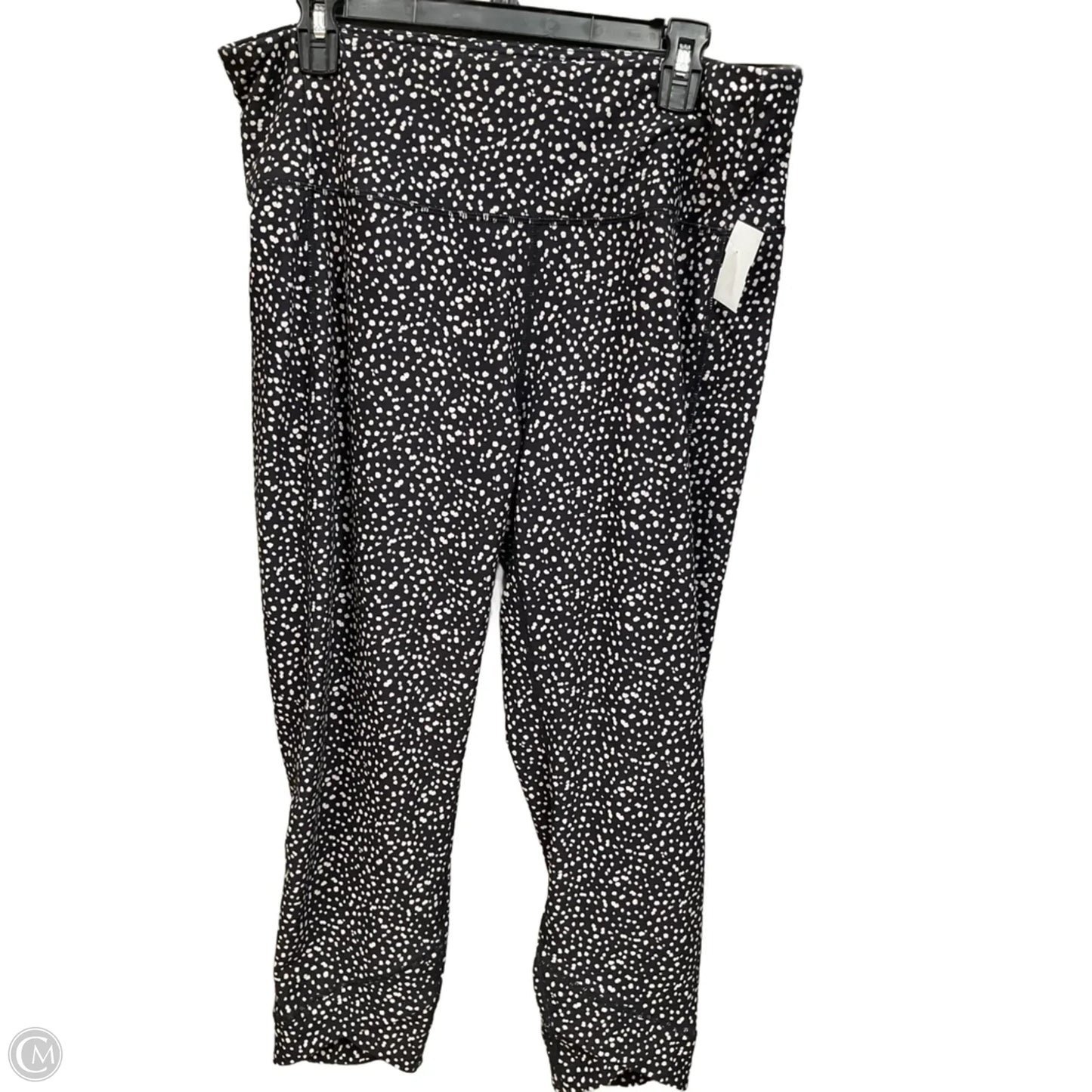 Athletic Leggings By Rbx In Black & White, Size: 2x