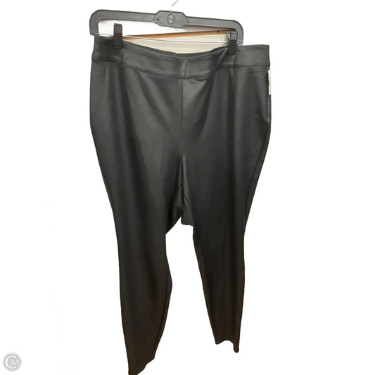 Pants Leggings By Lane Bryant In Black, Size: 18