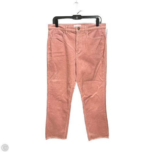 Pants Corduroy By Loft In Pink, Size: 8