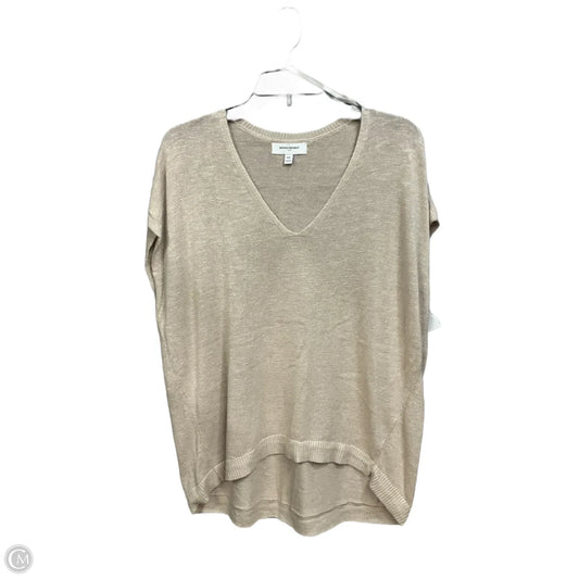 Top Sleeveless By Banana Republic In Tan, Size: Xxl