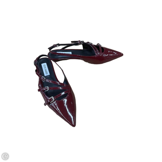 Shoes Flats By Steve Madden In Maroon, Size: 7