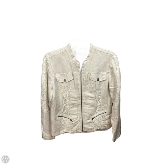 Jacket Other By Chicos In Tan, Size: M