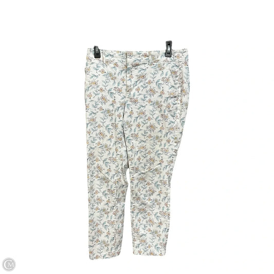 Pants Other By Loft In Floral Print, Size: 6