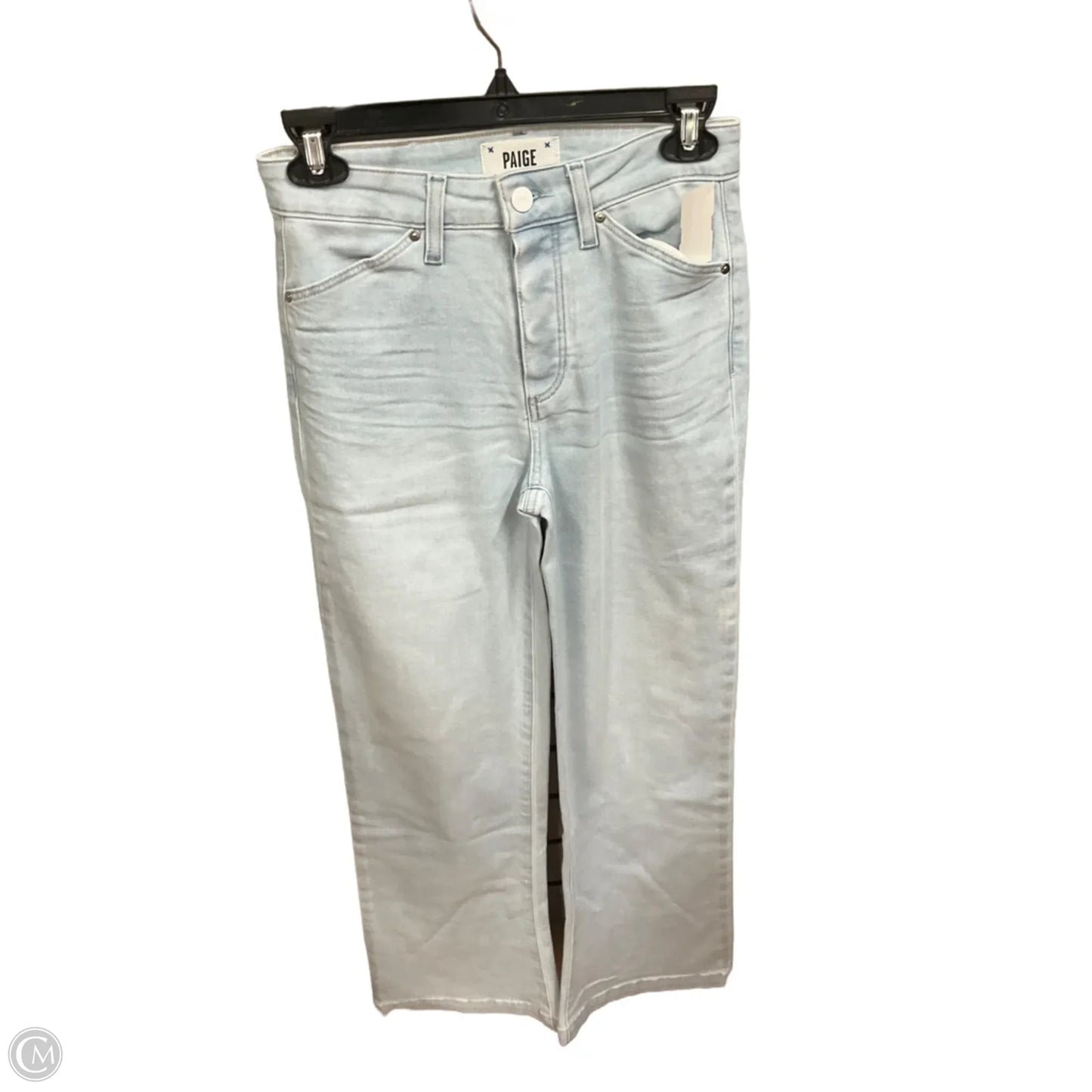 Jeans Flared By Paige In Blue Denim, Size: 0