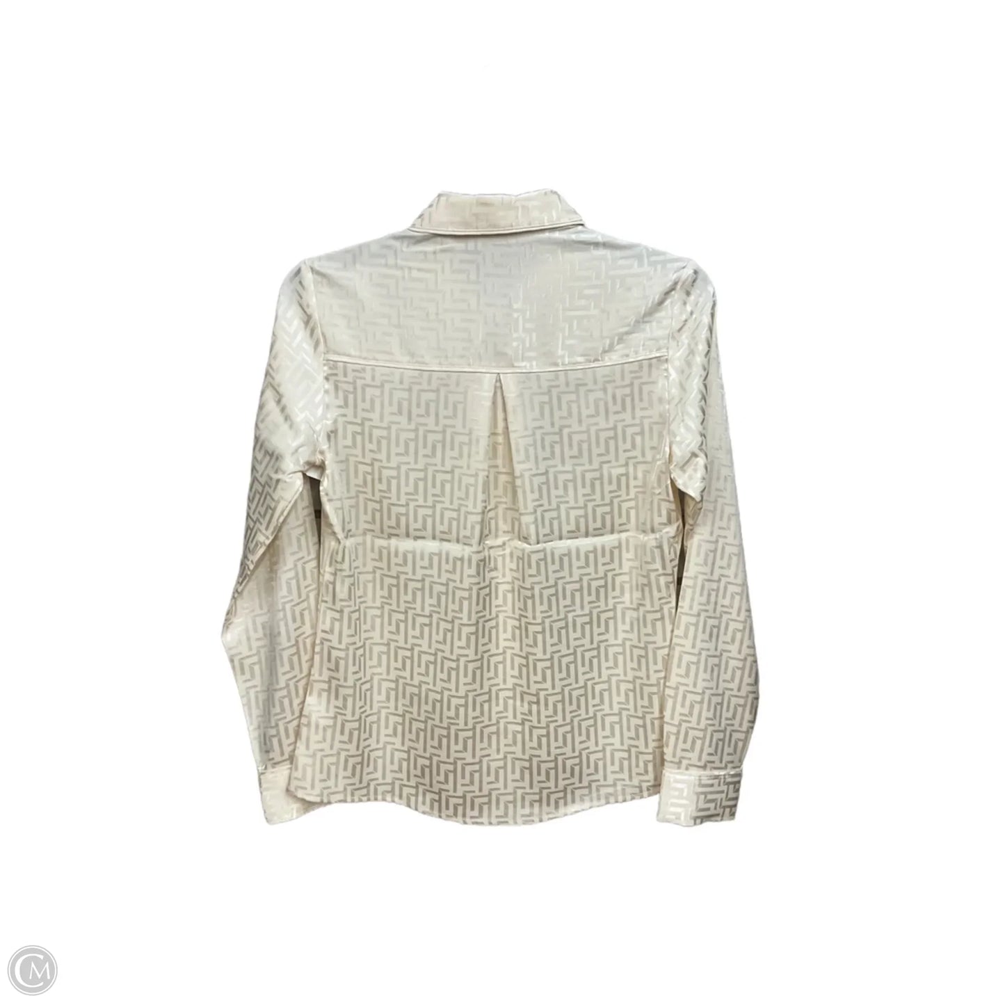Blouse Long Sleeve By Express In Ivory, Size: Xs