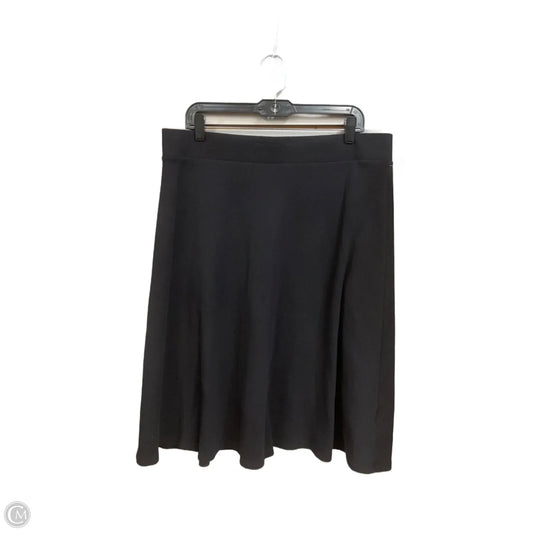Skirt Mini & Short By Lands End In Black, Size: 14