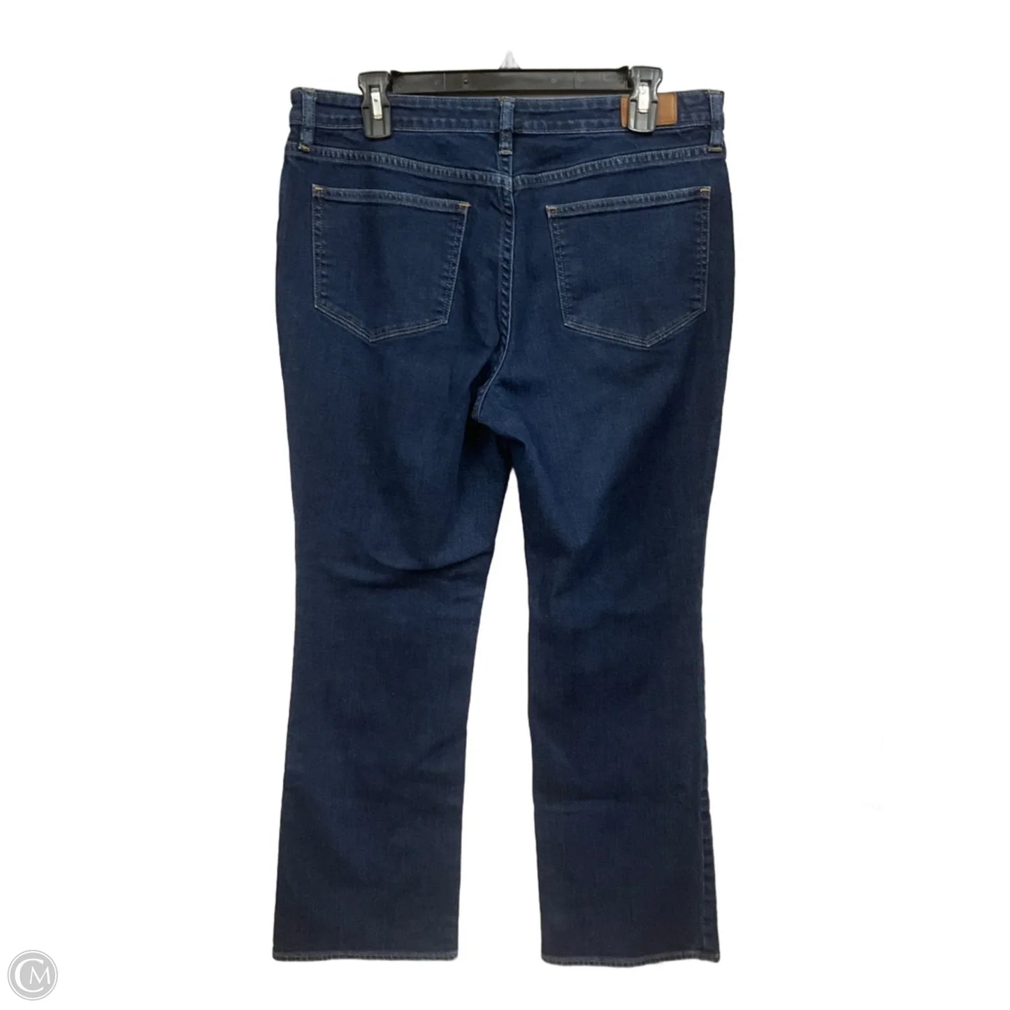 Jeans Boot Cut By Lands End In Blue Denim, Size: 12