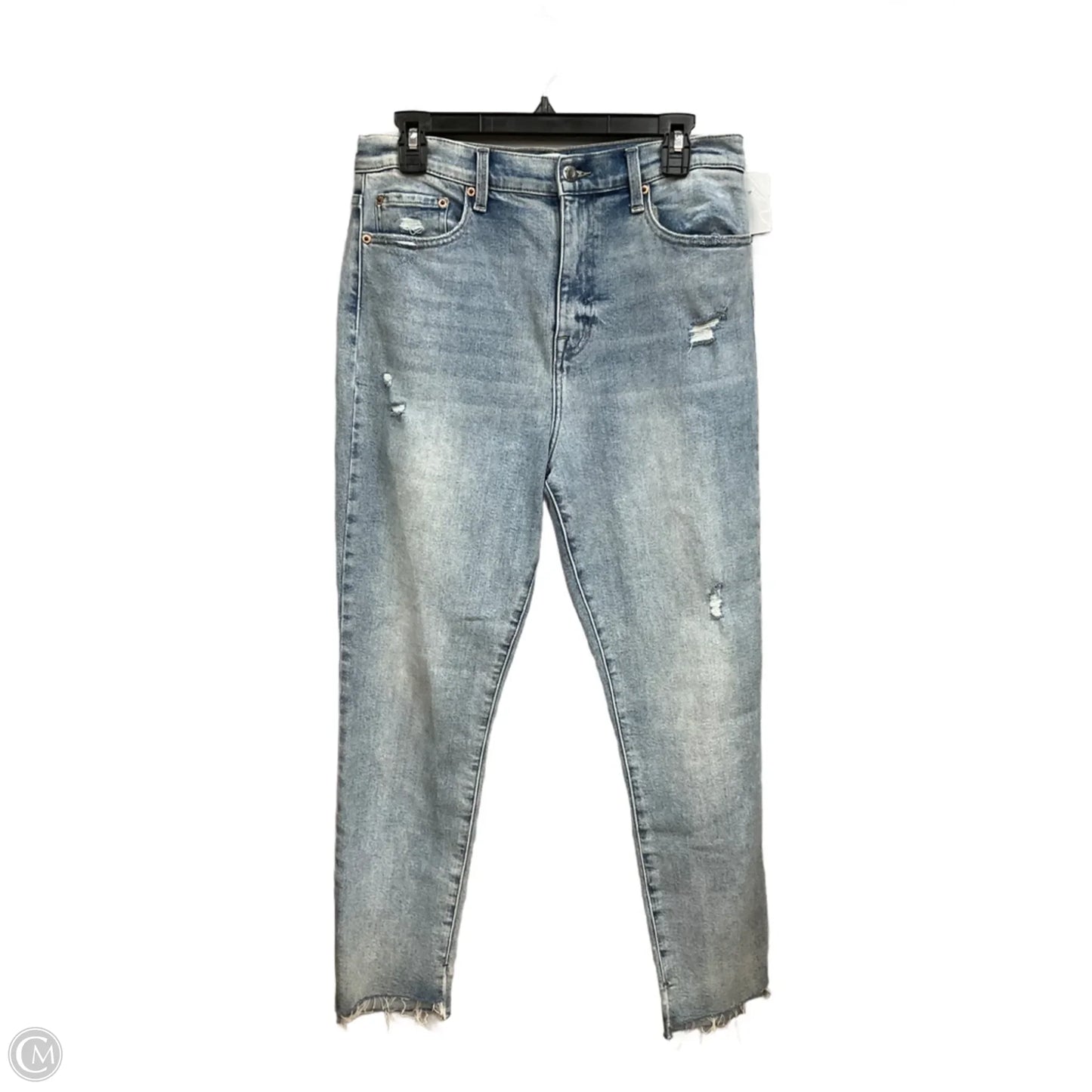 Jeans Straight By Pistola In Blue Denim, Size: 12