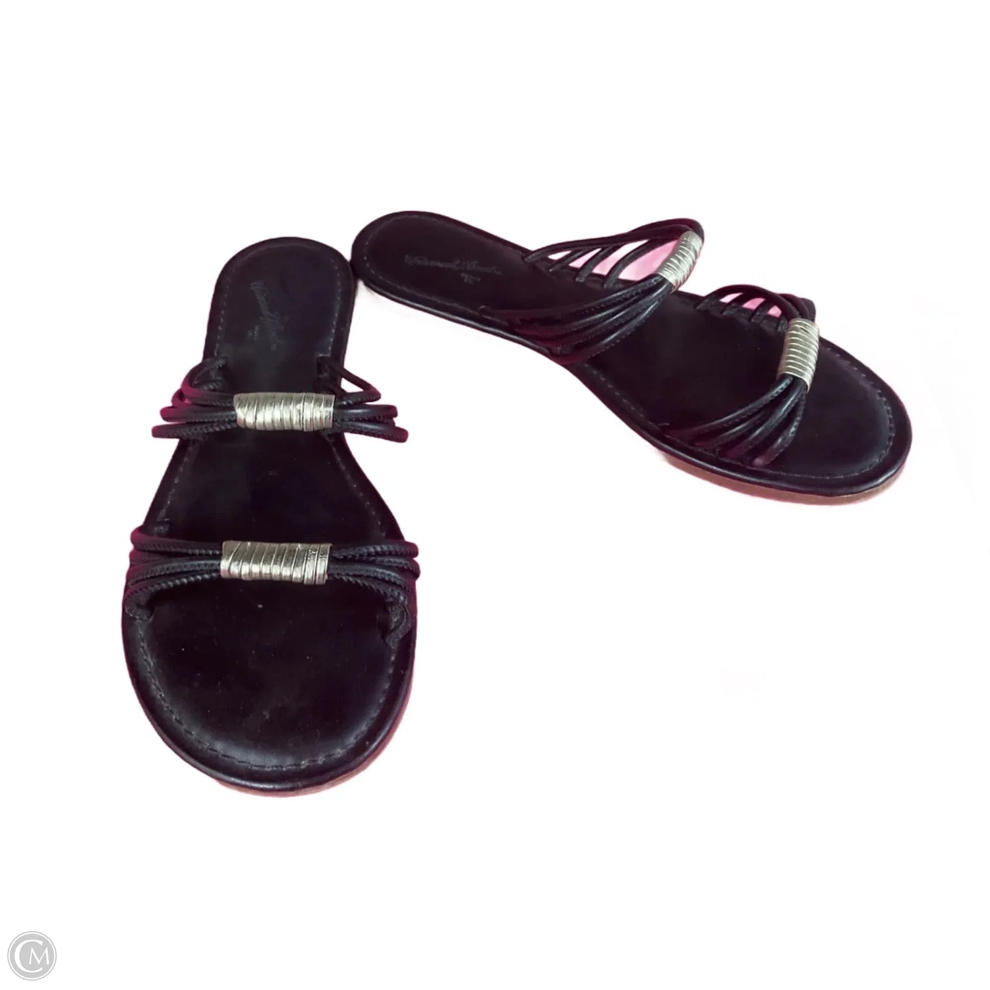 Sandals Flats By Universal Thread In Black, Size: 6.5