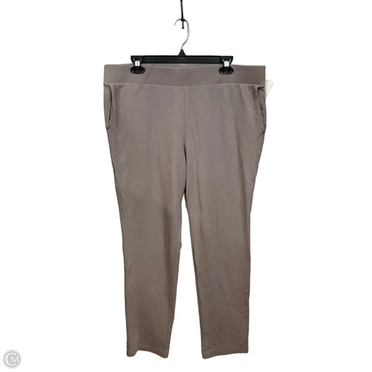 Pants Lounge By Pure Jill In Taupe, Size: 12