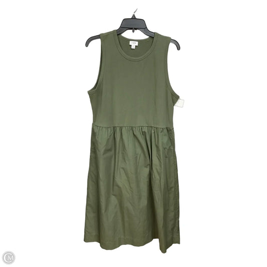 Dress Casual Maxi By J. Crew In Green, Size: L