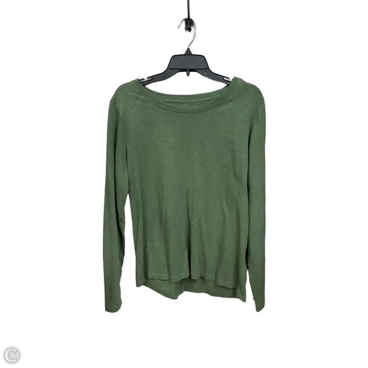 Top Long Sleeve Basic By J. Crew In Green, Size: L