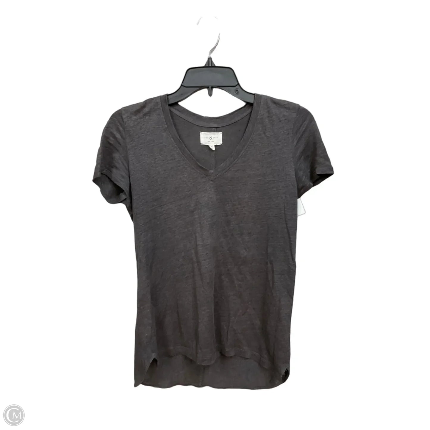 Top Short Sleeve Basic By Lou And Grey In Grey, Size: Xs