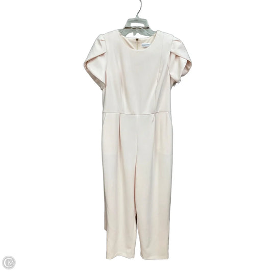Jumpsuit By Calvin Klein In Peach, Size: Xl