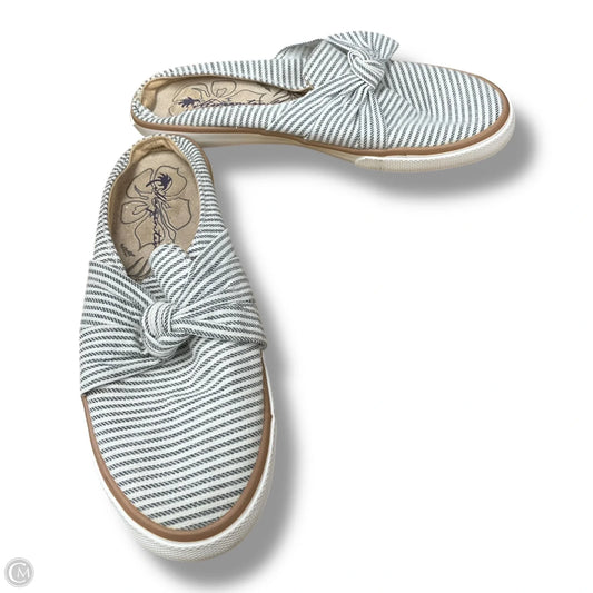 Shoes Flats By Tommy Bahama In Striped Pattern, Size: 7.5
