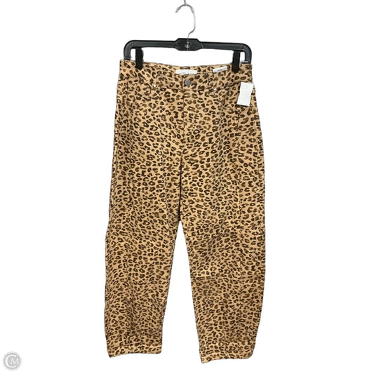 Jeans Straight By Risen In Animal Print, Size: 2