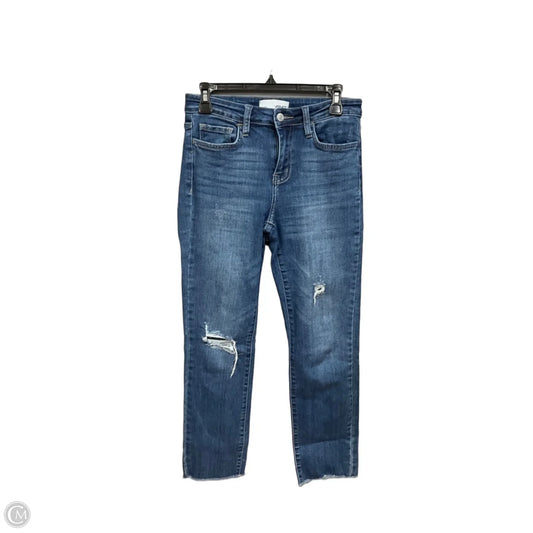 Jeans Skinny By Vervet In Blue Denim, Size: 4