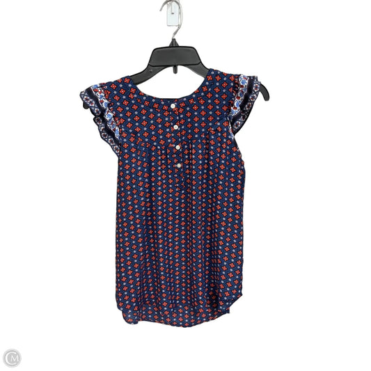 Top Sleeveless By Loft In Multi-colored, Size: Xs