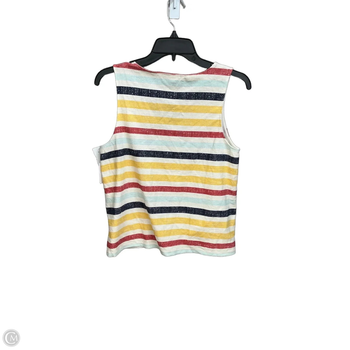 Top Sleeveless By Old Navy In Striped Pattern, Size: L
