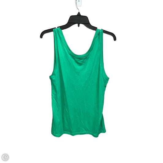 Top Sleeveless Basic By J. Crew In Green, Size: M