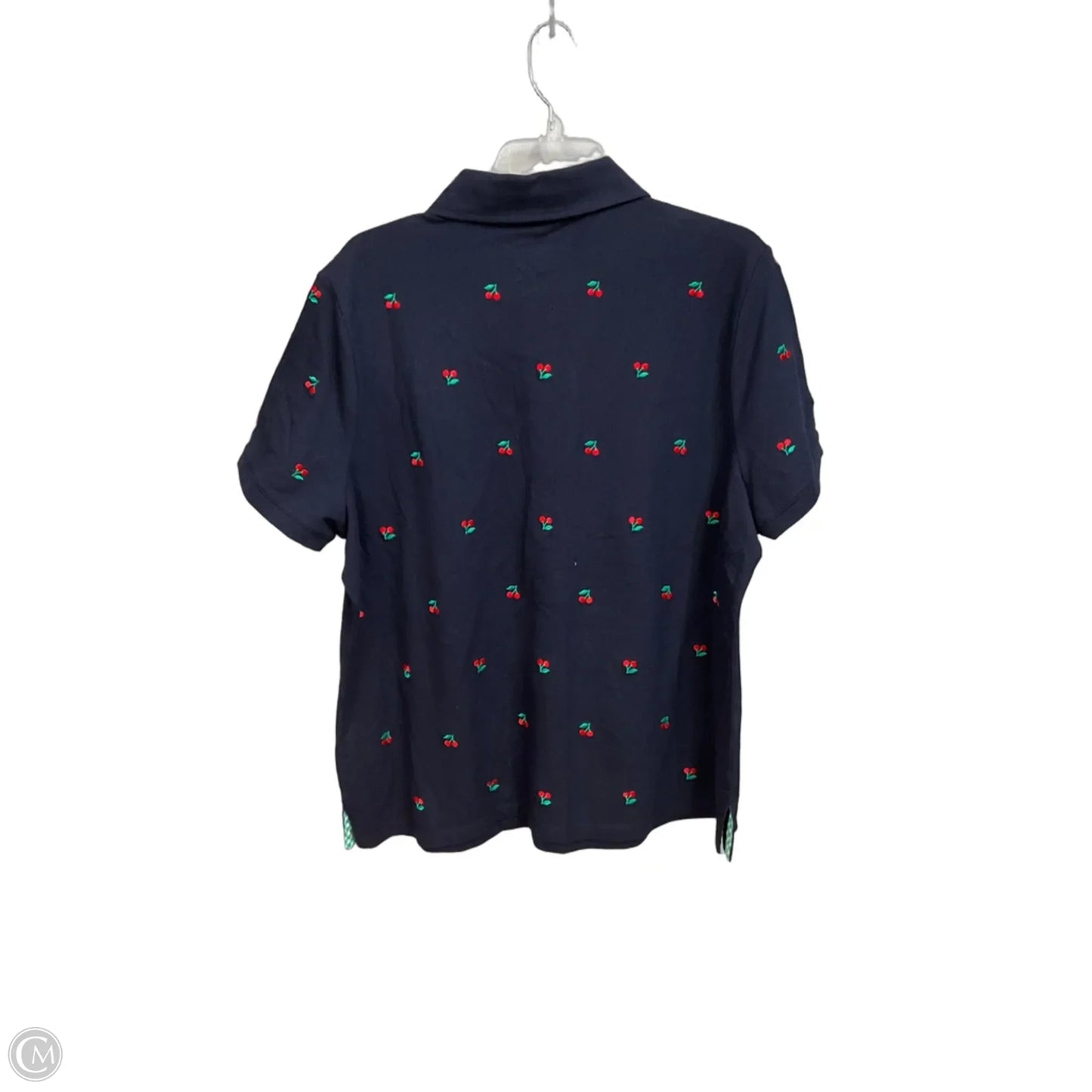 Top Short Sleeve By Talbots In Navy, Size: 2x